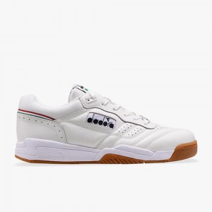 Diadora Action Lave Sneakers Dame Hvide | YOXWFRE-70