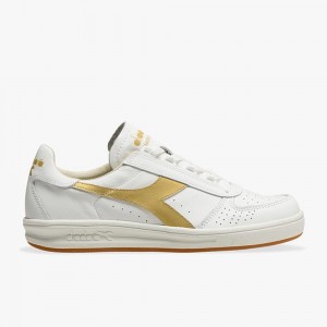 Diadora B. Elite Lave Sneakers Herre Guld | JPROGZX-45