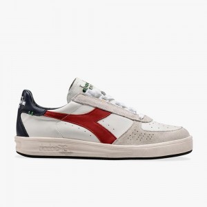 Diadora B. Elite Lave Sneakers Herre Rød | ZHCEUKB-94