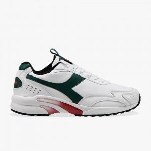 Diadora Distance Lave Sneakers Dame Hvide | HBCVNJZ-69