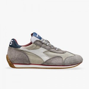 Diadora Equipe Lave Sneakers Dame Grå | XRYKWEI-85