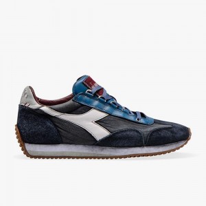 Diadora Equipe Lave Sneakers Dame Mørkeblå | SJFZEPL-49