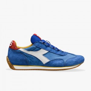 Diadora Equipe Lave Sneakers Herre Blå | NUDHLZI-23