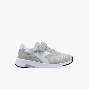 Diadora Evo Run Lave Sneakers Børn Grå | YIXPNBJ-45