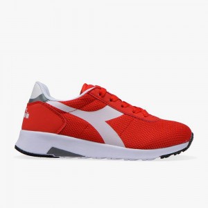 Diadora Evo Run Lave Sneakers Børn Rød | EGPVHBI-32