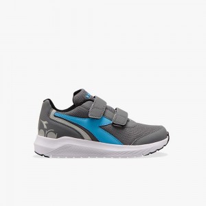 Diadora Falcon Løbesko Børn Grå | LXQKCAJ-61