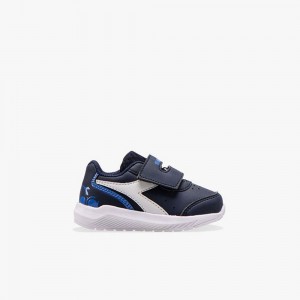 Diadora Falcon Løbesko Børn Mørkeblå | SGOYFWT-93