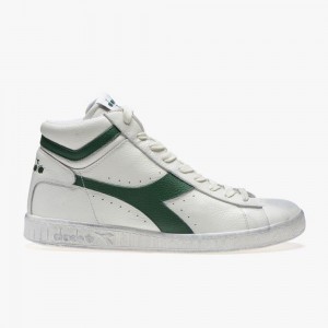 Diadora Game Høje Sneakers Dame Grøn | MZGBNWV-43