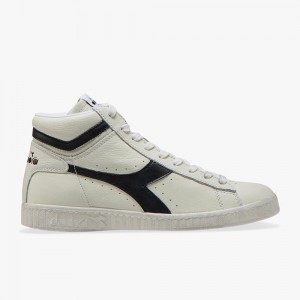 Diadora Game Høje Sneakers Herre Hvide | FJHEYRW-84