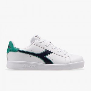 Diadora Game Lave Sneakers Børn Hvide | CBMFYNU-17