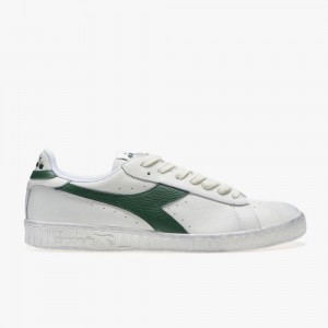 Diadora Game Lave Sneakers Dame Grøn | AJPTSWD-40