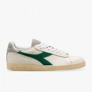 Diadora Game Lave Sneakers Dame Grøn | UDTMXKS-61