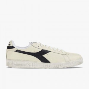 Diadora Game Lave Sneakers Herre Mørkeblå | MOABNFL-13