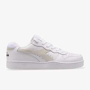 Diadora MI Basket Lave Sneakers Dame Hvide | ADRSYMF-25