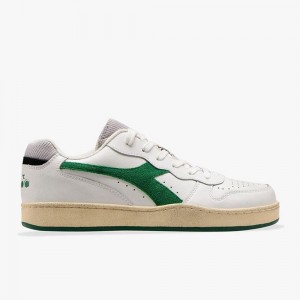 Diadora MI Basket Lave Sneakers Herre Grøn | ASMWGNF-45