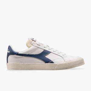 Diadora Melody Lave Sneakers Dame Mørkeblå | BQRTZDY-05