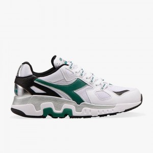 Diadora Mythos Lave Sneakers Herre Grøn | WKQJYXO-50