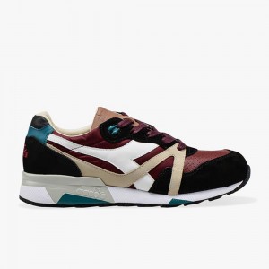 Diadora N9000 Lave Sneakers Herre Rød | CMWYBTR-28