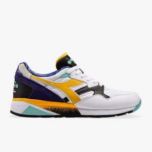 Diadora N9002 Lave Sneakers Herre Hvide | MLGPVKW-62