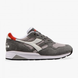 Diadora N902 Lave Sneakers Dame Grå | YQPUXAH-89