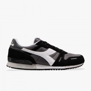 Diadora Titan Lave Sneakers Dame Sort | RYHFCLA-08