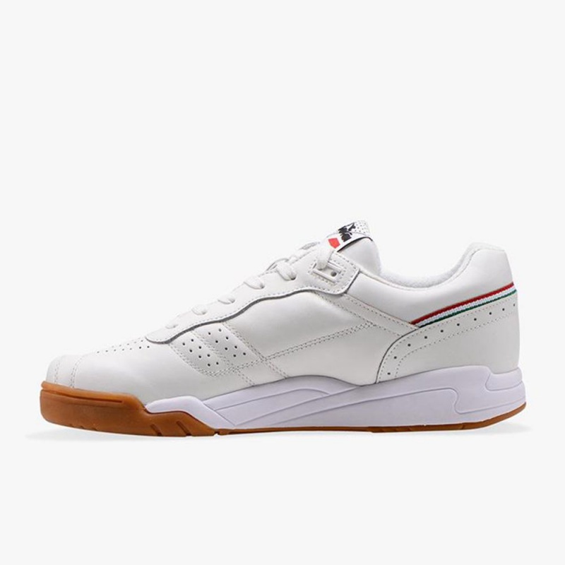 Diadora Action Lave Sneakers Dame Hvide | YOXWFRE-70