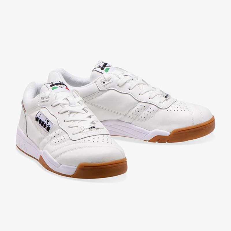 Diadora Action Lave Sneakers Dame Hvide | YOXWFRE-70