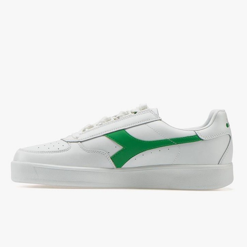 Diadora B. Elite Lave Sneakers Dame Grøn | YWUTDOJ-10