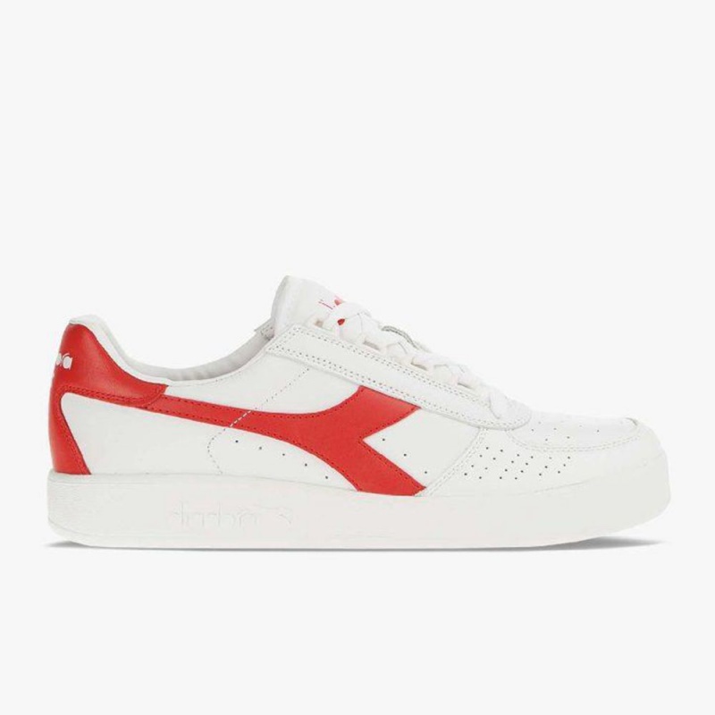 Diadora B. Elite Lave Sneakers Dame Rød | CDNBGPH-75