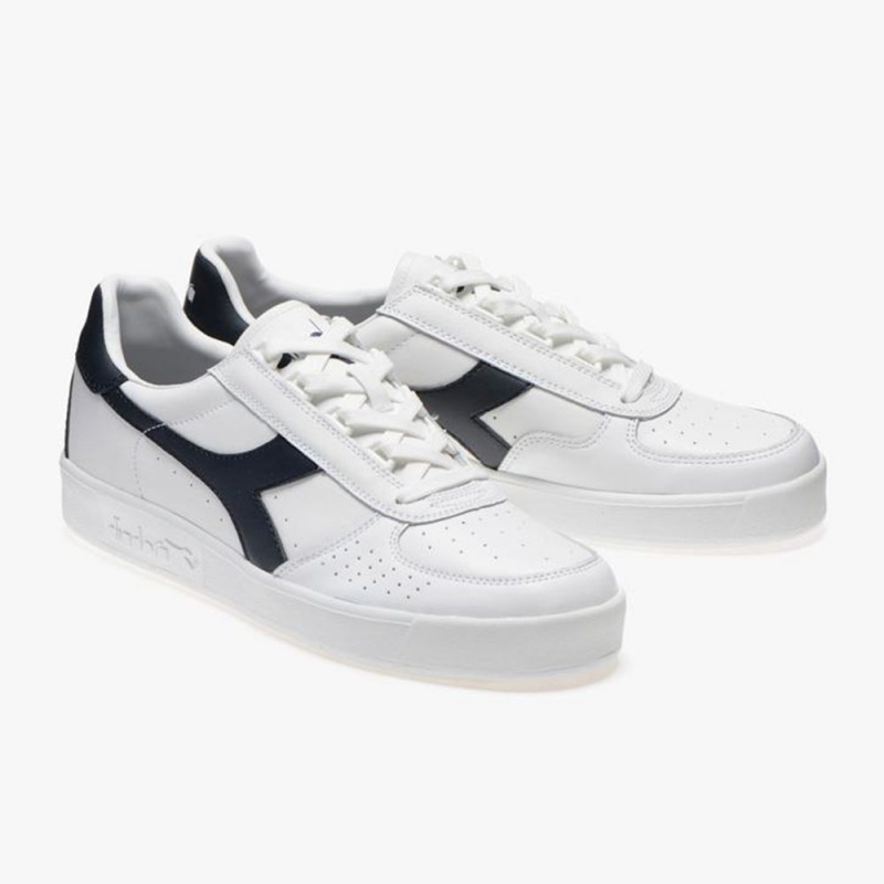 Diadora B. Elite Lave Sneakers Herre Mørkeblå | WJPUEGV-78