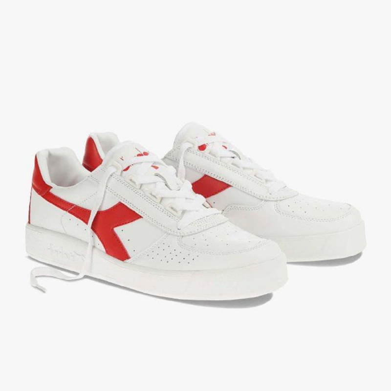 Diadora B. Elite Lave Sneakers Herre Rød | OWPGDZT-63