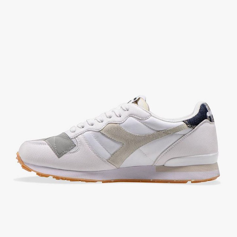 Diadora Camaro Lave Sneakers Dame Hvide | PTERDNB-10