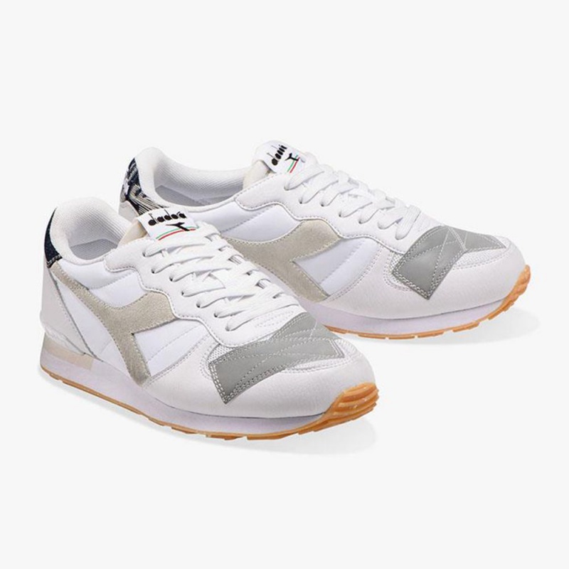 Diadora Camaro Lave Sneakers Dame Hvide | PTERDNB-10