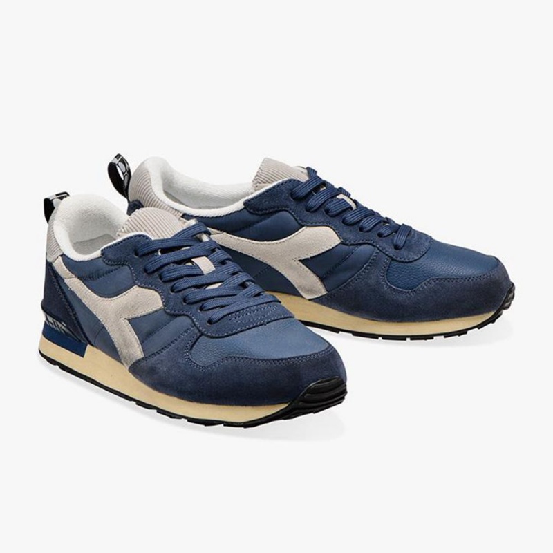 Diadora Camaro Lave Sneakers Dame Mørkeblå | DWPMVEK-04