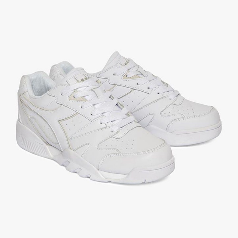 Diadora Cross Lave Sneakers Herre Hvide | ACFRGWB-12