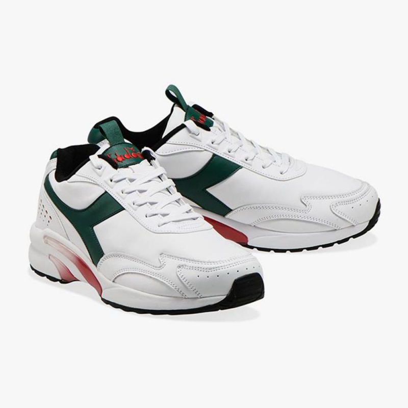 Diadora Distance Lave Sneakers Herre Hvide | OTSZMED-69