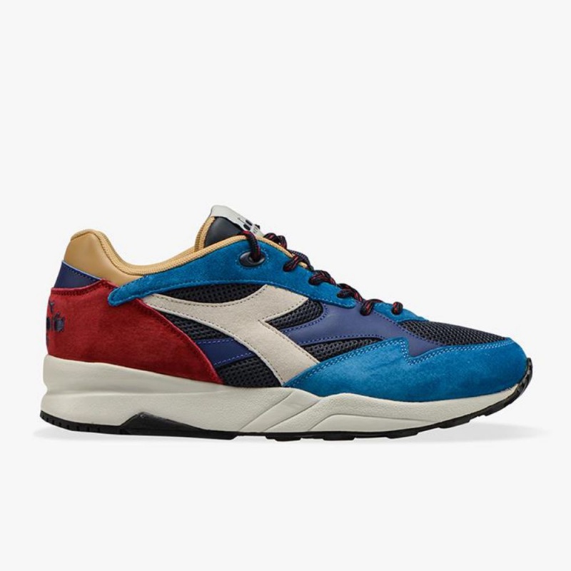 Diadora Eclipse Lave Sneakers Herre Blå | DBLGCOR-45