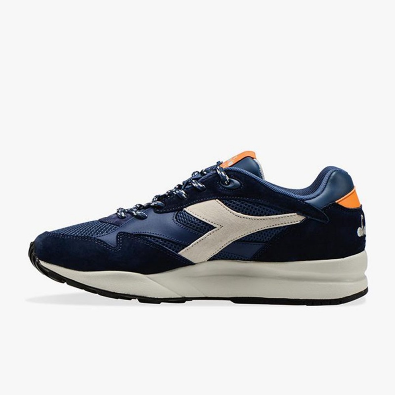 Diadora Eclipse Lave Sneakers Herre Mørkeblå | HZUDLXK-51