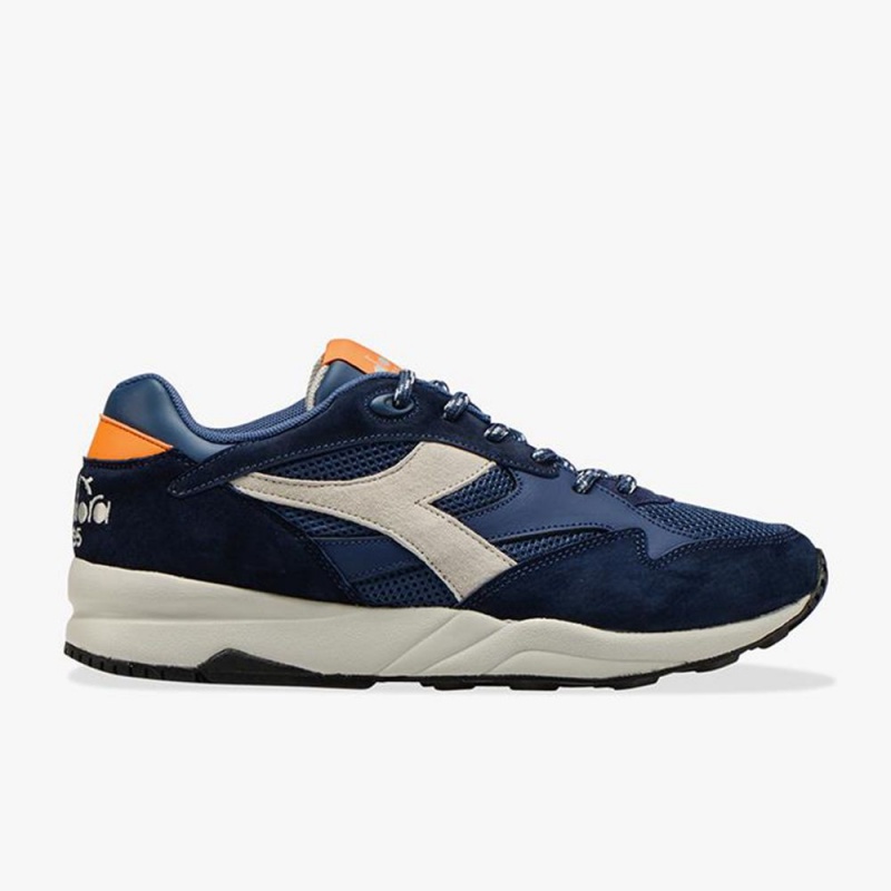 Diadora Eclipse Lave Sneakers Herre Mørkeblå | HZUDLXK-51