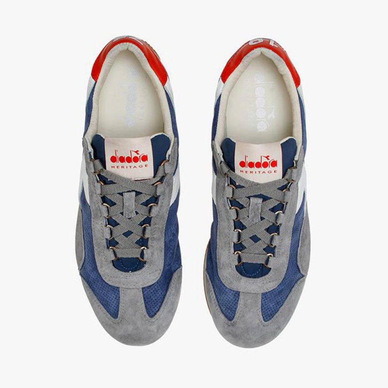 Diadora Equipe Lave Sneakers Dame Blå | QNFZBLJ-80