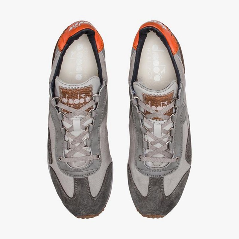 Diadora Equipe Lave Sneakers Dame Grå | YHPLFWR-96