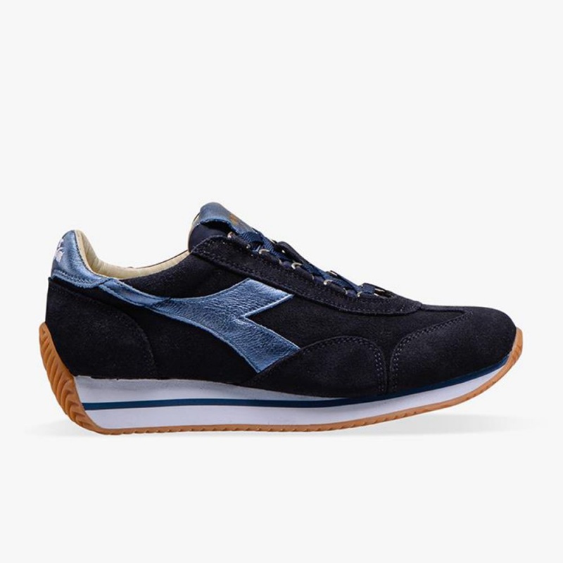 Diadora Equipe Lave Sneakers Dame Mørkeblå | EDFBTQH-72