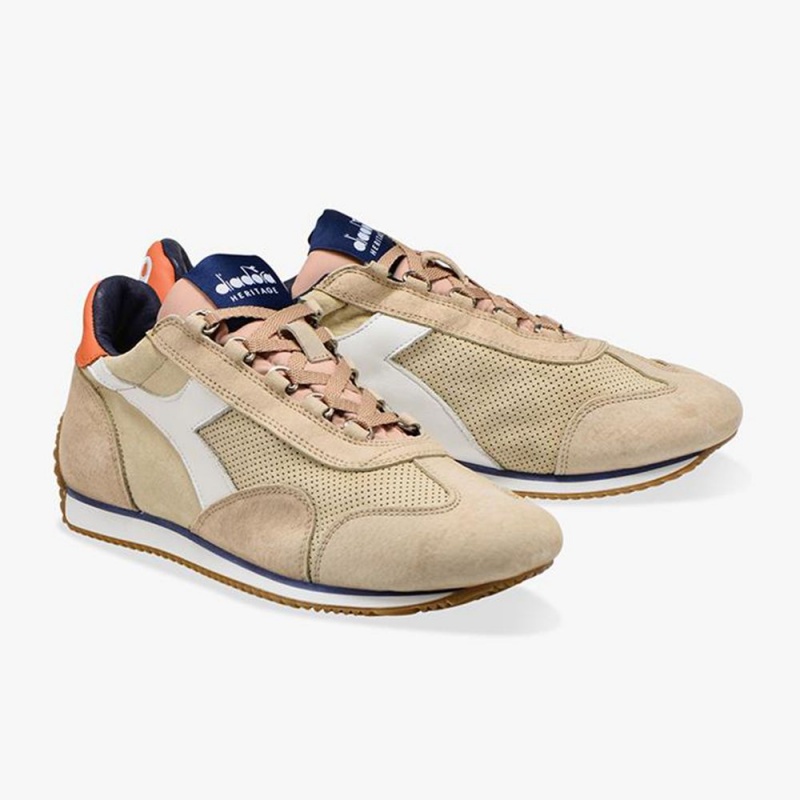 Diadora Equipe Lave Sneakers Herre Beige | MFEBDSW-73