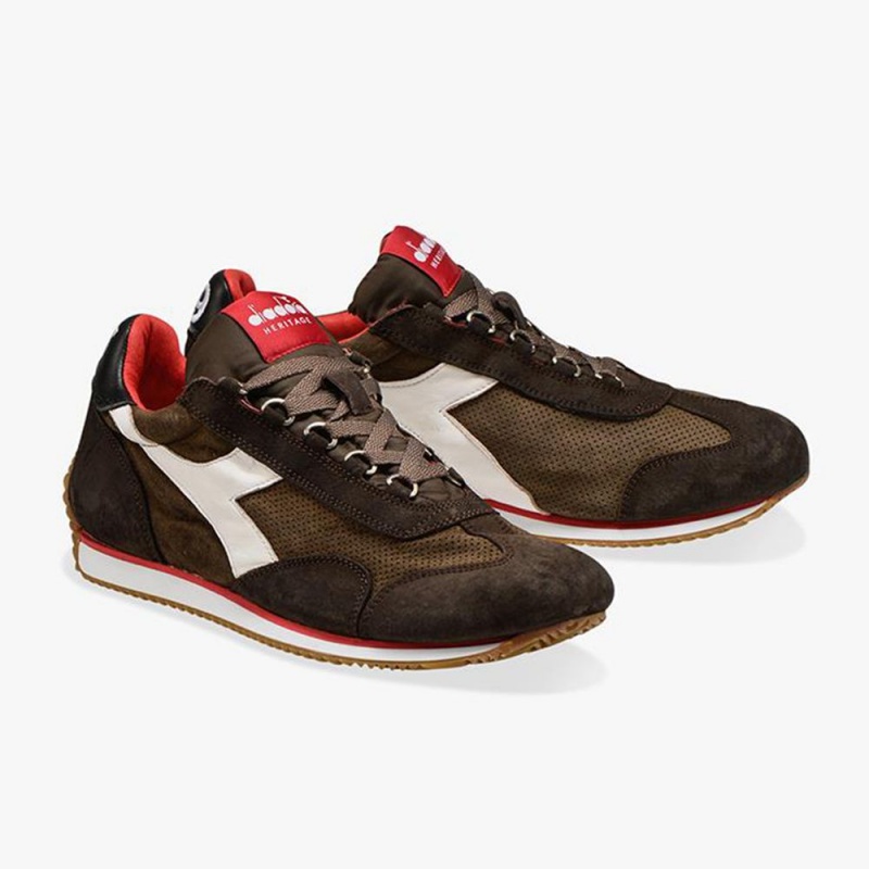 Diadora Equipe Lave Sneakers Herre Brune | MFJUESW-06