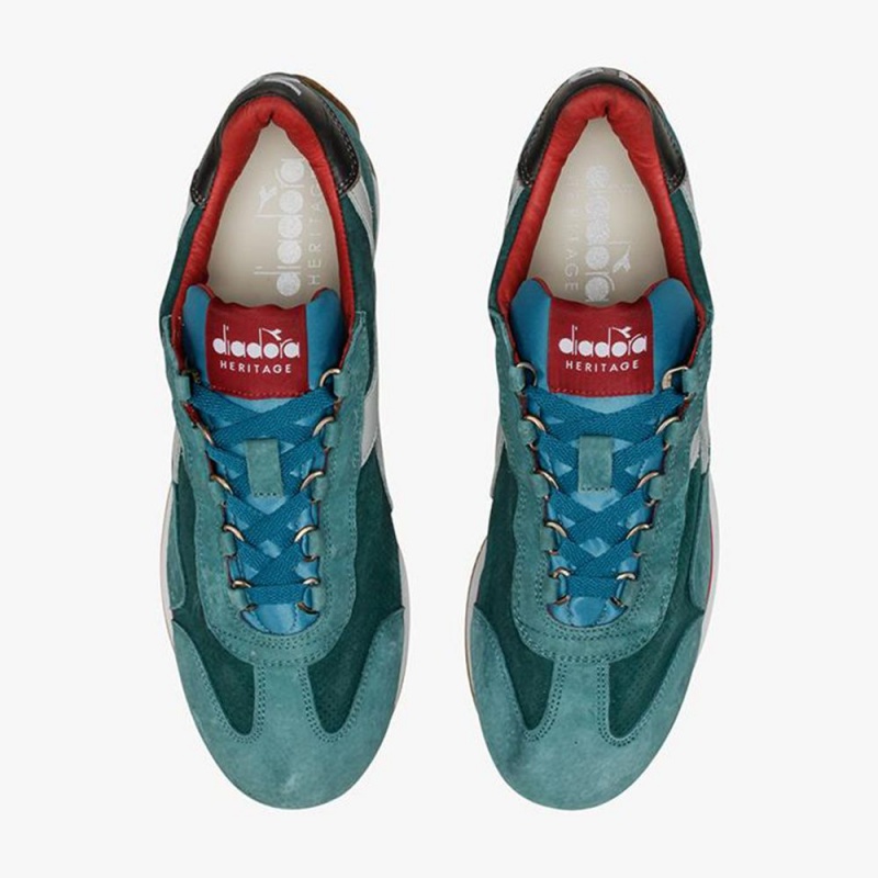 Diadora Equipe Lave Sneakers Herre Grøn | CFYRSJD-67