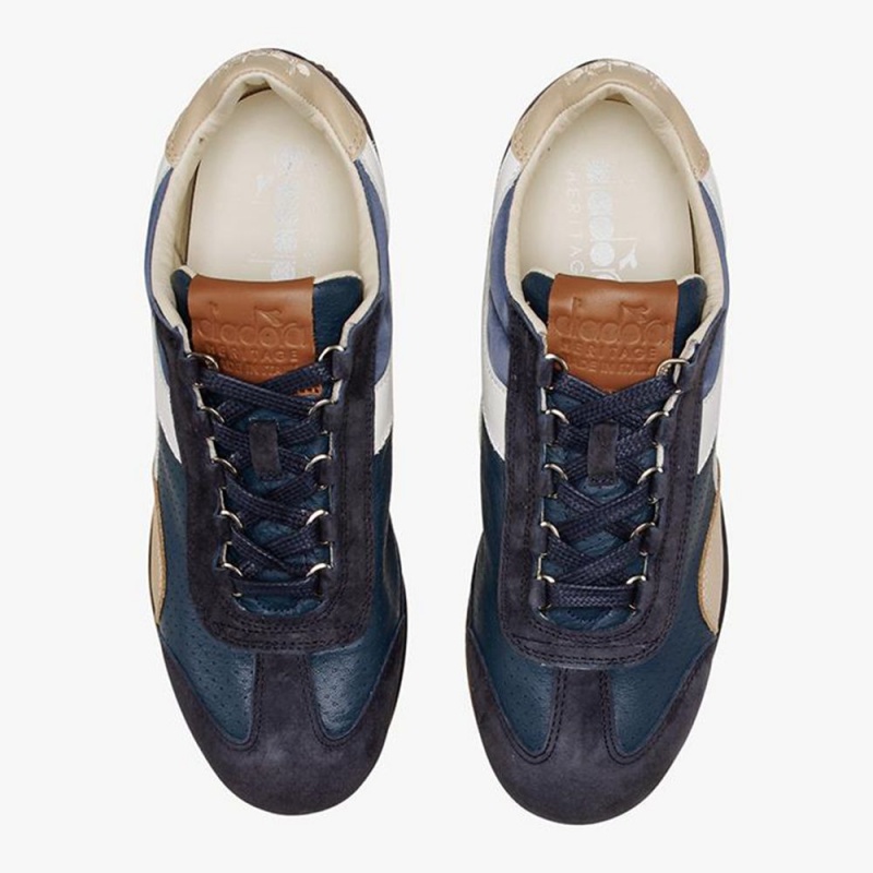 Diadora Equipe Lave Sneakers Herre Mørkeblå | EACZLTB-04