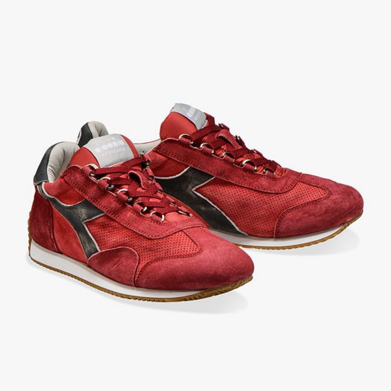 Diadora Equipe Lave Sneakers Herre Rød | TFGURLH-62