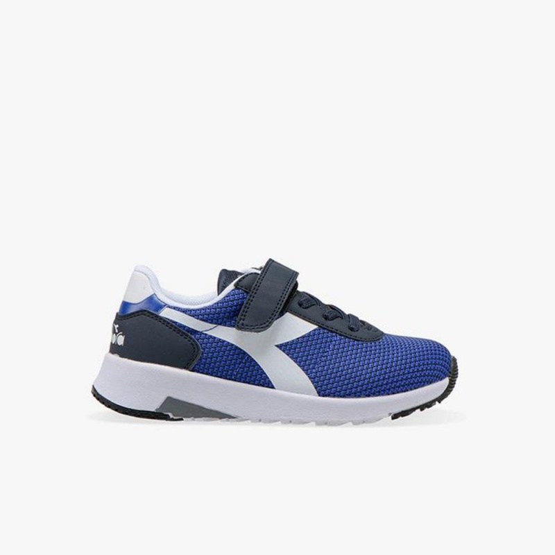 Diadora Evo Run Lave Sneakers Børn Blå | HJKNUZI-85