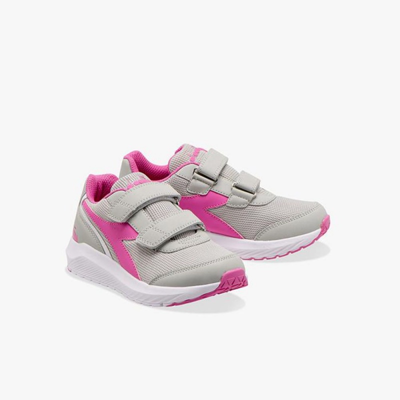 Diadora Falcon Løbesko Børn Grå | HUGFVJK-75