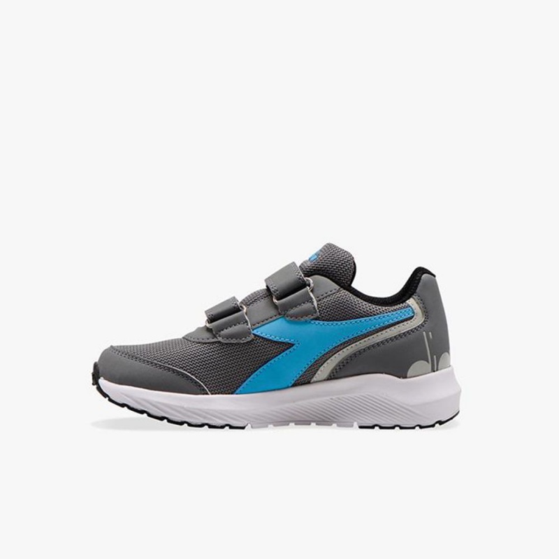 Diadora Falcon Løbesko Børn Grå | LXQKCAJ-61